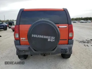 2008 Hummer H3 SUV Luxury with VIN 5GTEN13E388130848, listed as a Copart auction lot 78573684 with 79,702 mi miles and Salvage Title. Bid and sale history available at carsss.com. Image 6.