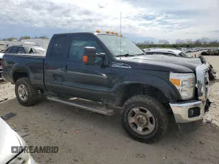 2014 Ford F-250 XL with VIN 1FT7X2B64EEA31379, listed as a Copart auction lot 54993565 with 517,261 mi miles and Clean title. Bid and sale history available at DreamBid. Image 4.