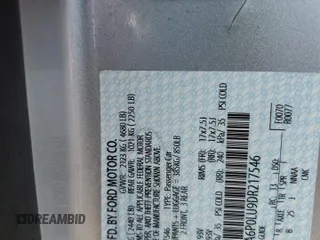 2013 Ford Fusion SE Hybrid with VIN 3FA6P0LU9DR217546, listed as a Copart auction lot 66597775 with Not provided miles and Clean title. Bid and sale history available at DreamBid. Image 13.