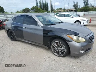 2011 Infiniti M37 with VIN JN1BY1AP1BM322471, listed as a Copart auction lot 73488294 with 159,554 mi miles and Salvage Title. Bid and sale history available at carsss.com. Image 4.