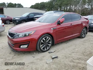 2015 Kia Optima SXL Turbo with VIN 5XXGR4A60FG513545, listed as a Copart auction lot 82642184 with 123,235 mi miles and Salvage Title. Bid and sale history available at DreamBid. Image 1.