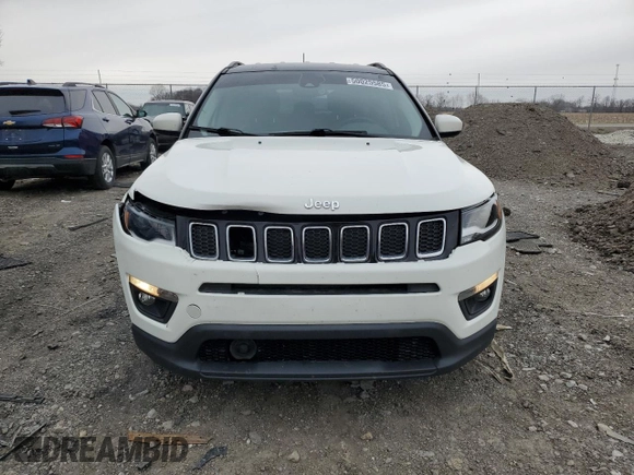 2018 Jeep Compass Latitude with VIN 3C4NJDBBXJT373401, listed as a Copart auction lot 50025585 with 125,182 mi miles and Salvage title. Bid and sale history available at DreamBid. Image 5.