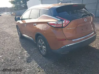 2015 Nissan Murano Platinum with VIN 5N1AZ2MH4FN208380, listed as a IAAI auction lot 41823307 with 138,173 mi miles. Bid and sale history available at carsss.com. Image 3.