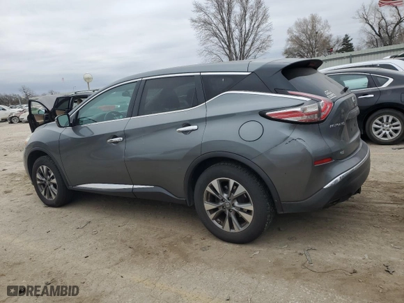 2016 Nissan Murano SL with VIN 5N1AZ2MG5GN108572, listed as a Copart auction lot 85048774 with 172,565 mi miles and Salvage Title. Bid and sale history available at carsss.com. Image 2.