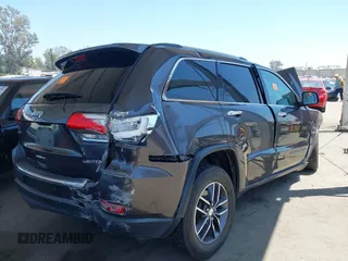 2018 Jeep Grand Cherokee Limited z VIN 1C4RJEBG9JC111092, wystawiony jako IAAI lot #42655461 z przebiegiem Nie podano mil oraz . Historia ofert i sprzedaży dostępna na DreamBid. Obrazek 4.