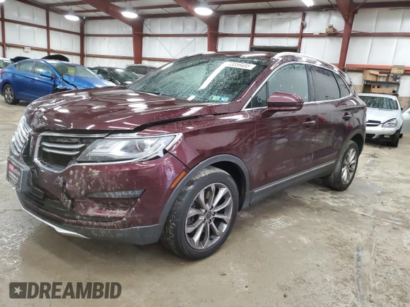 2016 Lincoln MKC Select with VIN 5LMCJ2D97GUJ07699, listed as a Copart auction lot 43359485 with 167,919 mi miles and Salvage title. Bid and sale history available at DreamBid. Image 1.