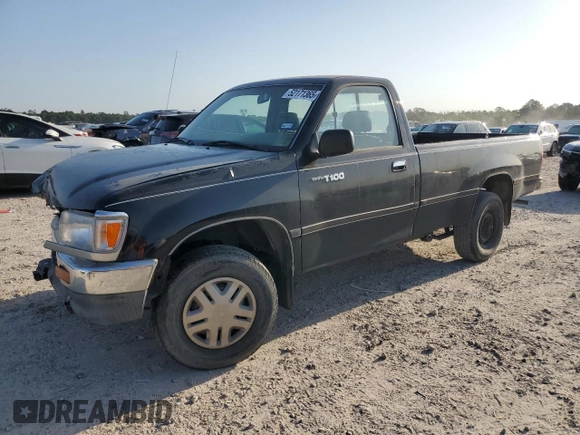 1993 Toyota T100 DX with VIN JT4VD10A6P0003620, listed as a Copart auction lot 52171365 with 265,348 mi miles and Salvage Title. Bid and sale history available at carsss.com. Image 1.