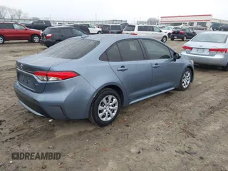 2022 Toyota Corolla LE with VIN JTDEPMAE1N3019021, listed as a IAAI auction lot 41523848 with 50,883 mi miles. Bid and sale history available at carsss.com. Image 4.