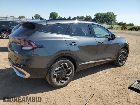 2024 Kia Sportage SX-Prestige with VIN 5XYK5CDF1RG214240, listed as a Copart auction lot 63616435 with 19,037 mi miles and Salvage title. Bid and sale history available at DreamBid. Image 3.