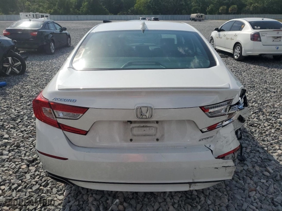 2018 Honda Accord Sedan Sport 1.5T with VIN 1HGCV1F34JA039340, listed as a Copart auction lot 47256705 with 103,623 mi miles and Salvage Title. Bid and sale history available at carsss.com. Image 6.