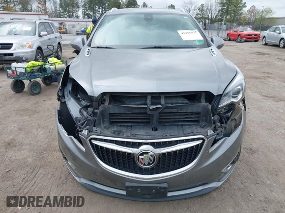 2019 Buick Envision Premium with VIN LRBFX3SX6KD015596, listed as a IAAI auction lot 41925837 with 22,573 mi miles and . Bid and sale history available at DreamBid. Image 13.