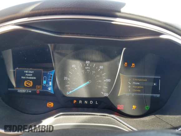 2014 Ford Fusion SE Hybrid with VIN 3FA6P0LU1ER357849, listed as a Copart auction lot 55530325 with 225,767 mi miles and Clean Title. Bid and sale history available at carsss.com. Image 9.