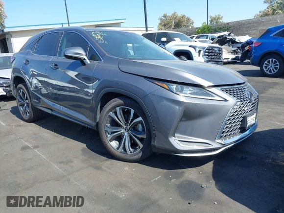 2022 Lexus RX 450h with VIN 2T2HGMDA4NC077617, listed as a IAAI auction lot 42489655 with 37,683 mi miles and . Bid and sale history available at DreamBid. Image 13.