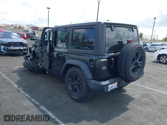 2023 Jeep Wrangler Sport S с VIN 1C4HJXDN5PW634233, выставлен на аукционе IAAI как лот 41926302 с пробегом 14 422 миль миль и . История ставок и продаж доступна на DreamBid. Изображение 3.