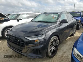 2021 Audi Q8 Prestige with VIN WA1FVBF17MD044187, listed as a Copart auction lot 79041654 with 23,923 mi miles and Salvage title. Bid and sale history available at DreamBid. Image 1.