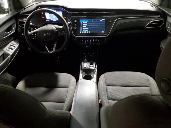 2023 Chevrolet Bolt EUV LT with VIN 1G1FY6S00P4148454, listed as a Copart auction lot 44424415 with 33,593 mi miles and Non Repairable. Bid and sale history available at carsss.com. Image 8.