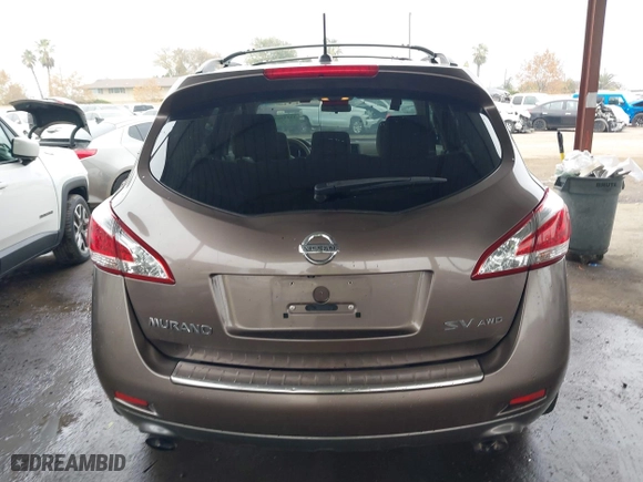 2011 Nissan Murano SV with VIN JN8AZ1MW2BW174431, listed as a IAAI auction lot 41134649 with 102,912 mi miles. Bid and sale history available at carsss.com. Image 16.