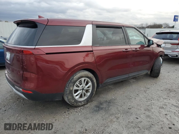 2023 Kia Carnival LX with VIN KNDNB4H3XP6287960, listed as a Copart auction lot 81347894 with 0 mi miles and Clean Title. Bid and sale history available at carsss.com. Image 3.