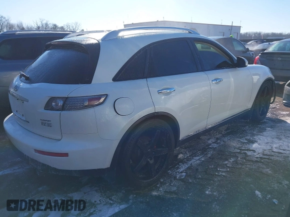 2006 Infiniti FX with VIN JNRAS08W76X209095, listed as a IAAI auction lot 41279499 with 189,645 mi miles and . Bid and sale history available at DreamBid. Image 4.