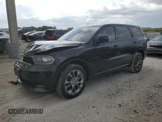 2019 Dodge Durango GT z VIN 1C4RDJDGXKC827692, wystawiony jako Copart lot #55350805 z przebiegiem 93 864 mil mil oraz Nie do naprawy • Non repairable. Historia ofert i sprzedaży dostępna na DreamBid. Obrazek 1.