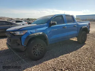 2024 Chevrolet Colorado 4WD Trail Boss with VIN 1GCPTEEK0R1228312, listed as a Copart auction lot 83819884 with 12,638 mi miles and Salvage Title. Bid and sale history available at carsss.com. Image 1.