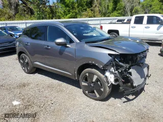 2025 Nissan Kicks SR with VIN 3N8AP6DC6SL305732, listed as a Copart auction lot 50076715 with 2,718 mi miles and Non Repairable. Bid and sale history available at carsss.com. Image 4.