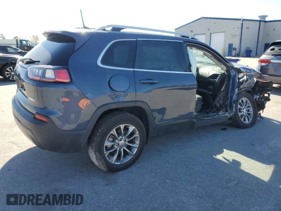 2019 Jeep Cherokee Latitude Plus with VIN 1C4PJLLB6KD466814, listed as a Copart auction lot 49403735 with 63,211 mi miles and Salvage Title. Bid and sale history available at DreamBid. Image 3.