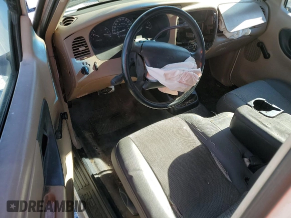 1999 Ford Ranger XL with VIN 1FTYR10V6XPA65995, listed as a Copart auction lot 89355755 with 312,195 mi miles and Salvage Title. Bid and sale history available at carsss.com. Image 8.