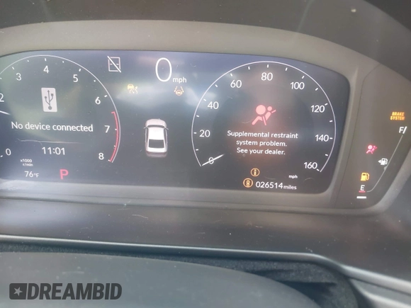 2024 Honda Accord LX z VIN 1HGCY1F23RA010647, wystawiony jako IAAI lot #42082178 z przebiegiem 26 514 mil mil oraz . Historia ofert i sprzedaży dostępna na DreamBid. Obrazek 7.