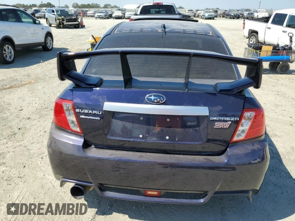 2011 Subaru WRX WRX STI with VIN JF1GV8J64BL524325, listed as a Copart auction lot 65001825 with 100,559 mi miles and Salvage title. Bid and sale history available at DreamBid. Image 6.