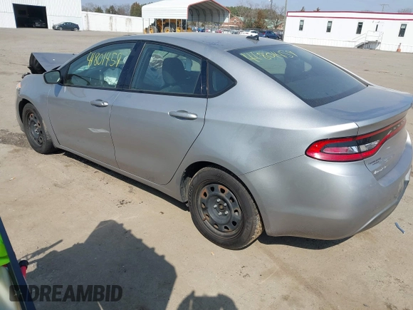 2016 Dodge Dart SE with VIN 1C3CDFAA7GD720771, listed as a IAAI auction lot 41801459 with 212,213 mi miles. Bid and sale history available at carsss.com. Image 3.
