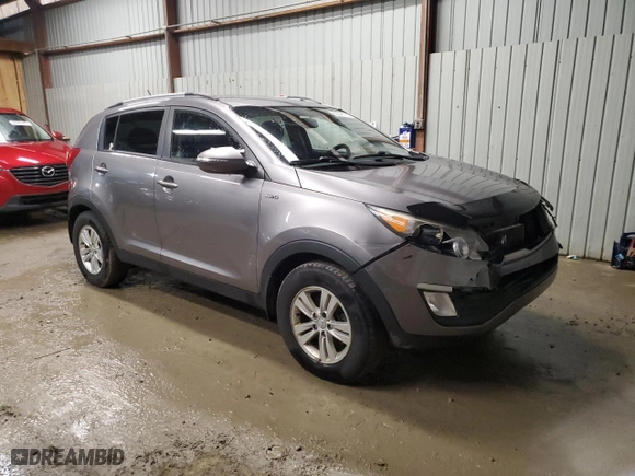 2012 Kia Sportage LX with VIN KNDPBCA22C7275844, listed as a Copart auction lot 89043175 with 110,180 mi miles and Salvage Title. Bid and sale history available at carsss.com. Image 4.