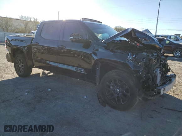 2023 Toyota Tundra Platinum with VIN 5TFNA5DB3PX084778, listed as a Copart auction lot 87190314 with 19,051 mi miles and Salvage title. Bid and sale history available at DreamBid. Image 4.
