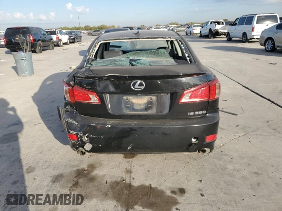 2011 Lexus IS 350 with VIN JTHBE5C21B5026034, listed as a Copart auction lot 78026684 with 0 mi miles and Salvage Title. Bid and sale history available at carsss.com. Image 6.