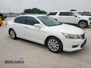2013 Honda Accord Touring with VIN 1HGCR3F94DA048502, listed as a Copart auction lot 56619655 with 148,084 mi miles and Salvage title. Bid and sale history available at DreamBid. Image 4.