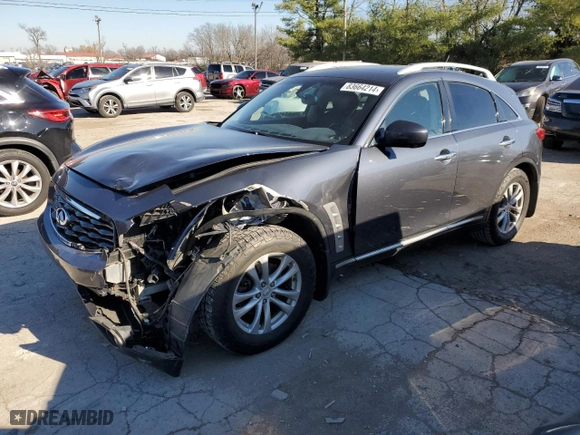 2009 Infiniti FX35 with VIN JNRAS18W09M154856, listed as a Copart auction lot 83664214 with NaN miles and Salvage Title. Bid and sale history available at carsss.com. Image 1.