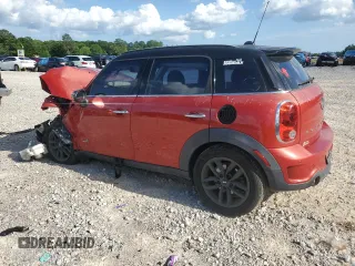 2013 MINI Countryman S ALL4 with VIN WMWZC5C53DWM16045, listed as a Copart auction lot 56057555 with 167,263 mi miles and Salvage title. Bid and sale history available at DreamBid. Image 2.