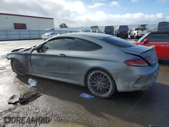 2017 Mercedes-Benz C 63 S AMG with VIN WDDWJ8HB0HF441282, listed as a Copart auction lot 86329554 with Not Provided miles and Salvage Title. Bid and sale history available at carsss.com. Image 2.