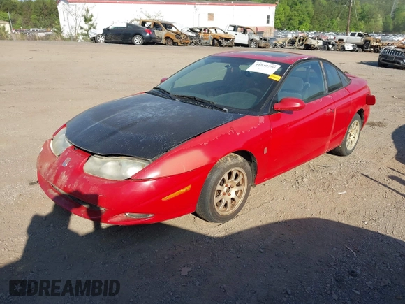 2002 Saturn SC with VIN 1G8ZY12742Z297685, listed as a IAAI auction lot 41930798 with Not Provided miles. Bid and sale history available at carsss.com. Image 2.