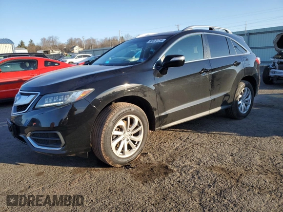 2017 Acura RDX with VIN 5J8TB4H36HL027020, listed as a Copart auction lot 86975734 with 104,166 mi miles and Salvage Title. Bid and sale history available at carsss.com. Image 1.