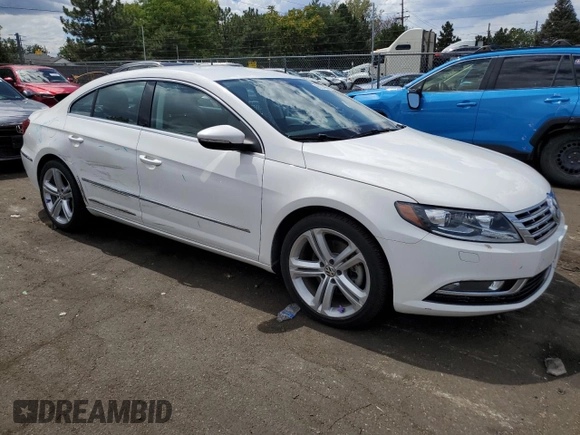 2013 Volkswagen CC Sport with VIN WVWBN7AN8DE509193, listed as a Copart auction lot 65256984 with 62,211 mi miles and Salvage Title. Bid and sale history available at carsss.com. Image 4.