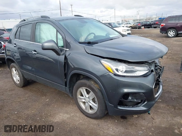 2018 Chevrolet Trax LT with VIN KL7CJPSB0JB664030, listed as a IAAI auction lot 41869632 with 68,710 mi miles. Bid and sale history available at carsss.com. Image 1.