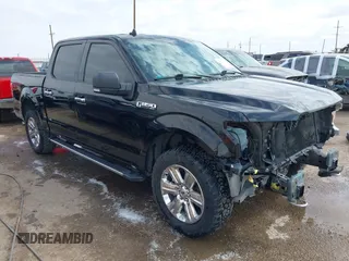 2018 Ford F-150 XL with VIN 1FTEW1E51JFD38844, listed as a IAAI auction lot 41911102 with 116,887 mi miles. Bid and sale history available at carsss.com. Image 1.