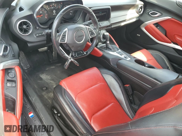 2018 Chevrolet Camaro 2LT with VIN 1G1FD1RXXJ0109421, listed as a Copart auction lot 48668835 with 98,775 mi miles and Salvage Title. Bid and sale history available at carsss.com. Image 8.