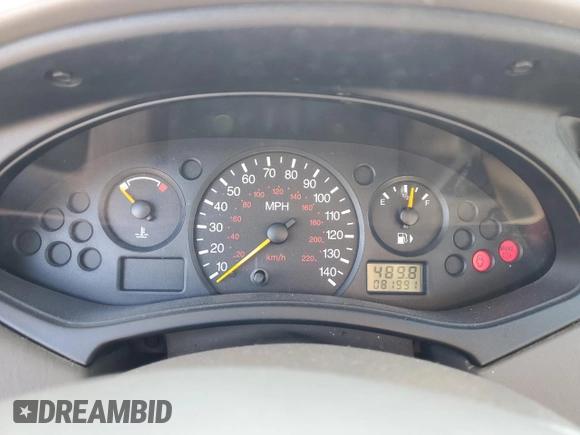 2000 Ford Focus SE with VIN 1FAFP343XYW168903, listed as a Copart auction lot 46678585 with 81,991 mi miles and Salvage Title. Bid and sale history available at carsss.com. Image 9.