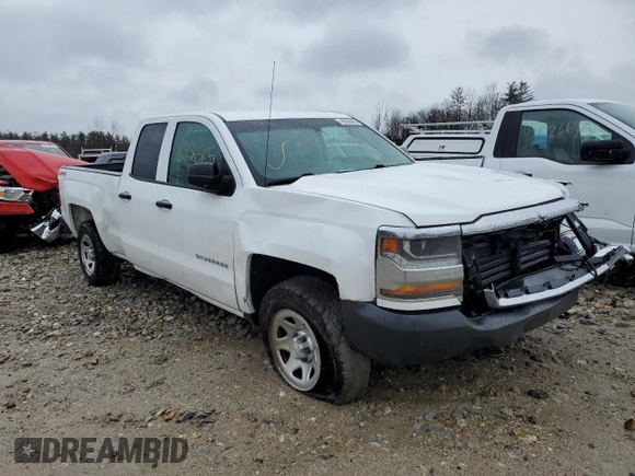 2019 Chevrolet Silverado 1500 Work Truck with VIN 2GCVKNEC5K1101056, listed as a Copart auction lot 48936565 with 206,840 mi miles and Salvage Title. Bid and sale history available at DreamBid. Image 4.