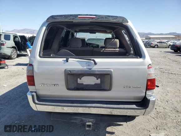 1999 Toyota 4Runner SR5 with VIN JT3GN86R4X0099618, listed as a Copart auction lot 58204145 with 297,759 mi miles and Salvage title. Bid and sale history available at DreamBid. Image 6.