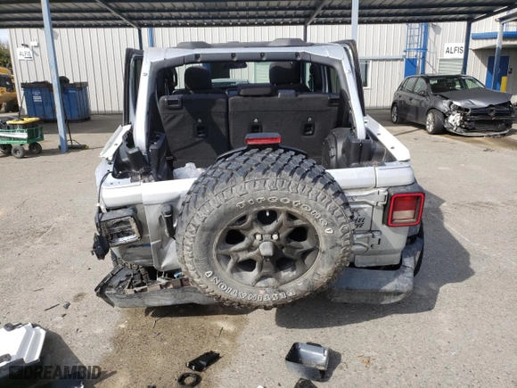 2023 Jeep Wrangler 4xe with VIN 1C4JJXN6XPW628940, listed as a Copart auction lot 48704005 with 42,284 mi miles and Non Repairable. Bid and sale history available at carsss.com. Image 6.