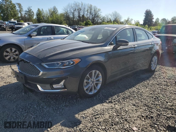 2020 Ford Fusion Titanium with VIN 3FA6P0SU4LR172158, listed as a Copart auction lot 55607325 with 53,766 mi miles and Salvage title. Bid and sale history available at DreamBid. Image 1.
