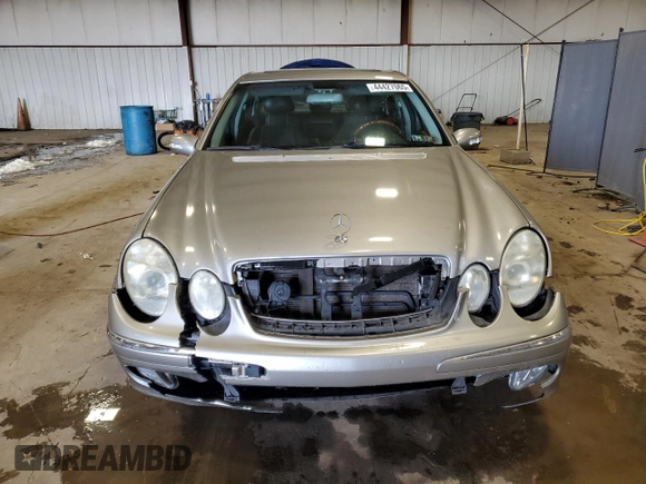 2004 Mercedes-Benz E-Class 3.2L with VIN WDBUF82J54X120960, listed as a Copart auction lot 44427065 with 0 mi miles and Salvage Title. Bid and sale history available at carsss.com. Image 5.